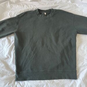 Lululemon Olive Green Crewneck Sweatshirt Sweater